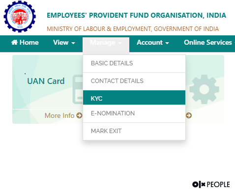 epf withdrawal online