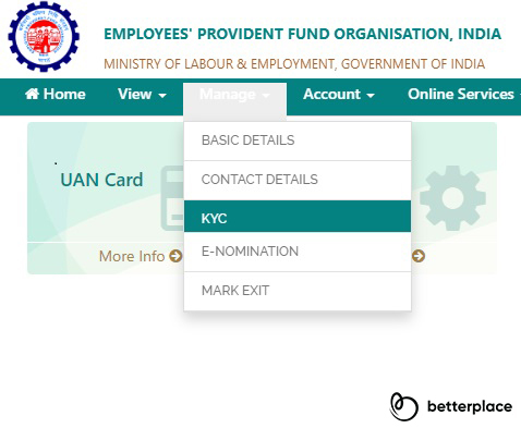Epf withdrawal online